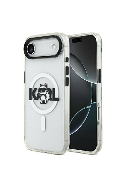 Karl Lagerfeld IML Choupette Sketch Logo MagSafe (KLHMP17MHGCHGKBT) - Husă te...