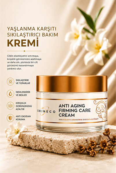 Shineco Sıkılaştırıcı Kırışıklık Karşıtı Anlık Etkili Bakım Kremi 50 ml