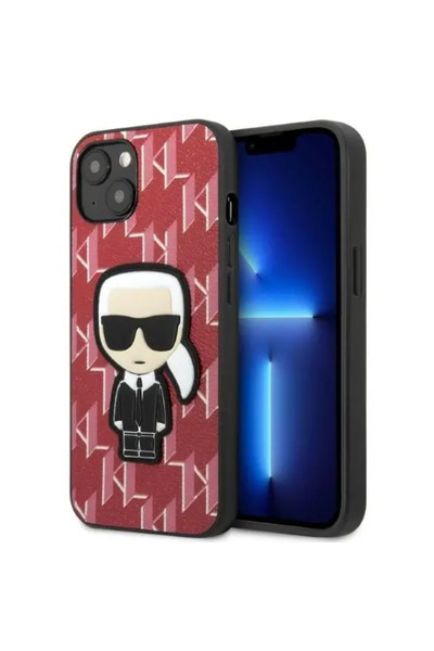 Karl Lagerfeld KLHCP13SPMNIKPI iPhone 13 mini 5.4 "   Carcasă rigidă roș...