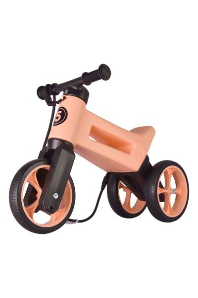 Funny Wheels Rider SuperSport Pastel Apricot Bicicletă fără pedale 2-în-1 (18...