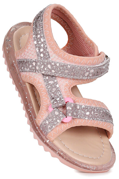 Kiko Kids Marlin Simli Cırtlı Kız Çocuk Sandalet