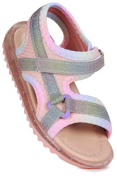 Kiko Kids Marlin Glittery Velcro Girls' Sandals