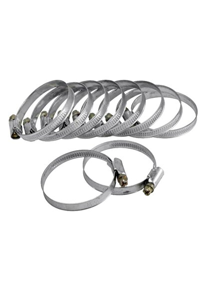 Extol Set de 10 cleme de furtun, Extol, oțel inoxidabil, 10 - 16 mm