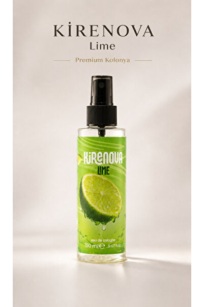 Kirenova Lime 150 ml Premium Kolonya | Yüksek Kalıcılık
