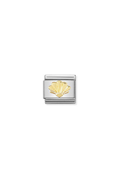 NOMİNATİON Composable Classic Nature In Stainless Steel With 18k Gold (05_shell)