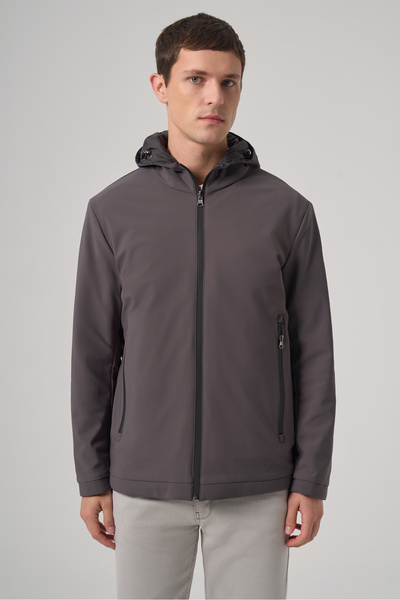Morven Men's Smoked Trend Double-Sided Hooded Coat