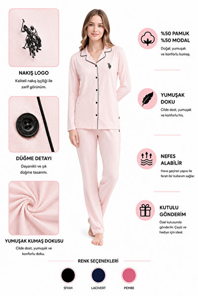 U.S. Polo Assn. Women's Pajama Set 50318815-Vr046