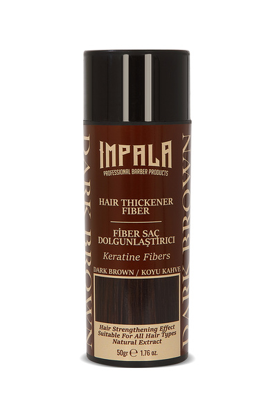IMPALA Saç Dolgunlaştırıcı Fiber Topik Saç Tozu 50gr - Koyu Kahve
