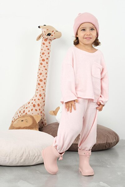 Mioma Kids تي شيرت وردي أساسي