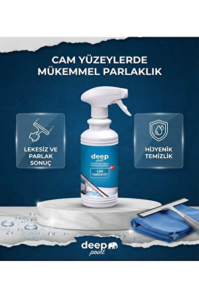 deep point türkiye Dp Cam Temizleyici 500 Ml
