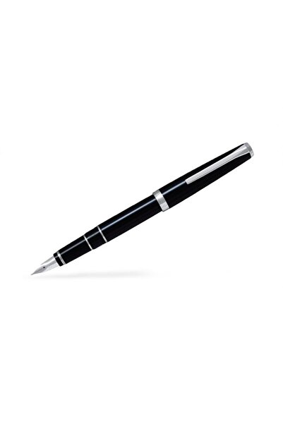 Pilot Stilou Falcon cu vârf negru extrafin, auriu, alb