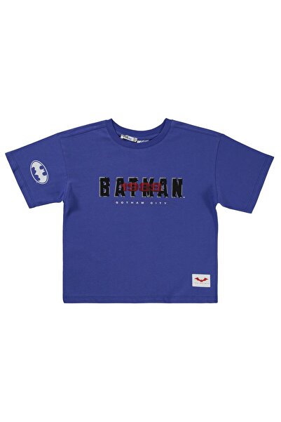 Batman Erkek Çocuk Tişört 6-9 Yaş Saks