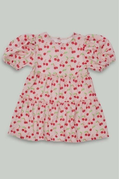 minojoy Cherry Pattern Girl's Dress