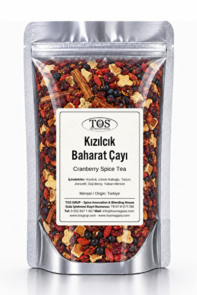 TOS The Organic Spices شاي التوت البري 100 جرام (1. الجودة) شاي التوت البري