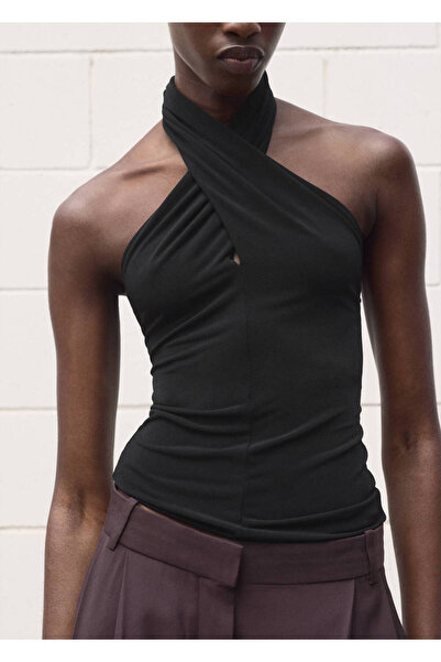 MANGO Woman Bluse .-- Chris