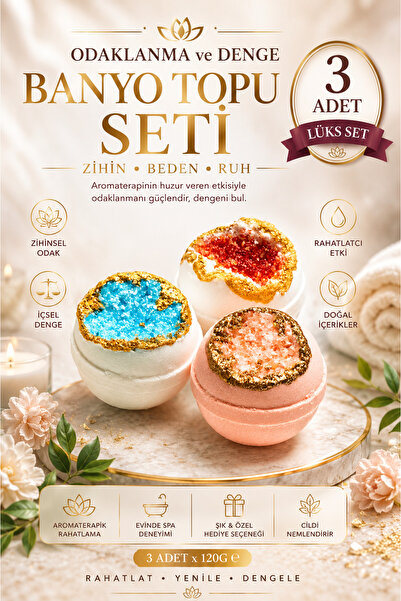 bath box Bathbox Odaklanma Ve Denge, Banyo Topu Seti, Nem Bombası, Küvet & Pe...