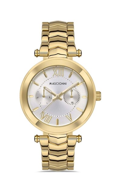 mascionni M.1.1193.02 Functions Passive 3 Atm Water Resistant Gold Color Wome...