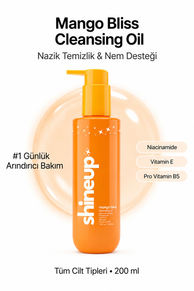shineup Mango Bliss Oil Based Cleanser 200 ml |   Makeup Remover Gentle Clean...