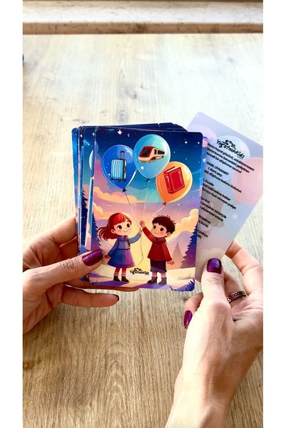 Yogatoon Kids World Thinking & Connecting Cards for Children – the Secret Connection of Balloons Educational Set of 12