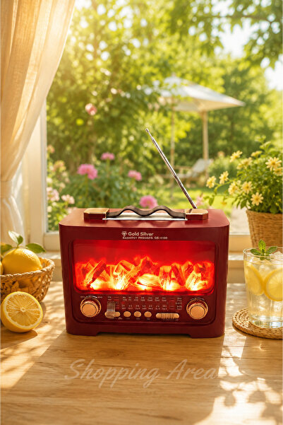 Shopping Area Goldsilver GS-1100 Radyo Bluetooth USB MP3 FM 4 Bant Radyo Müzi...