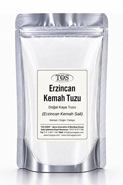 TOS The Organic Spices Erzincan Kemah Tuzu 1 kg (1. Kalite) Erzincan Kemah Salt