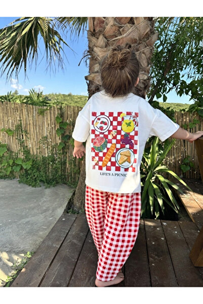 elibaby Unisex %100 Pamuk Poplin Kumaş Baggy Pantolon