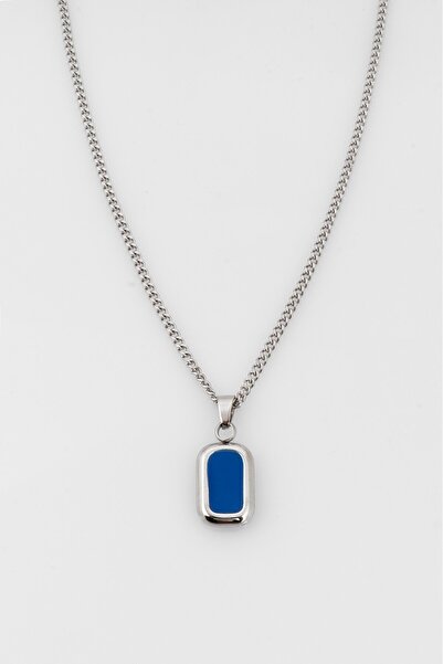 Crupt Studio Royal Lapis 316L Çelik Erkek Kolye