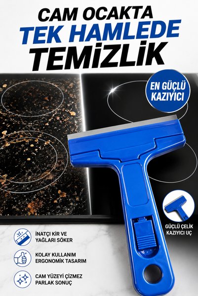 VENON 1 TAKIM Leke Kazıyıcı Ocak,Cam,Mermer Kazıma Temizleme Her Yüzeyde Kullanılabilir CAM KAZIMA İnşaat Temizliği Cam Temizlik Ocak Temizlik Etiket Sökme