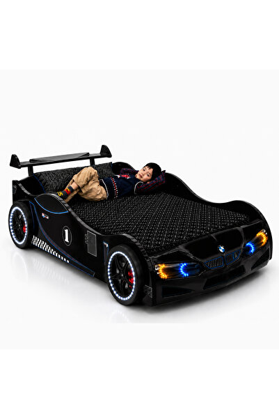 GT2 - BMW - Arabalı Yatak  - Tekerlekleri Ledli.