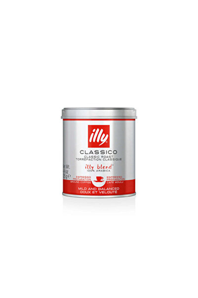 illy كلاسيكو قهوة محمصة مطحونة (8871) 125 جم