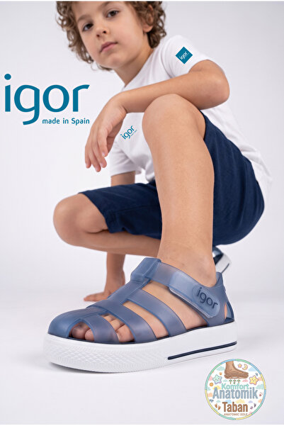 IGOR Marineblaue Sandalen für Kinder