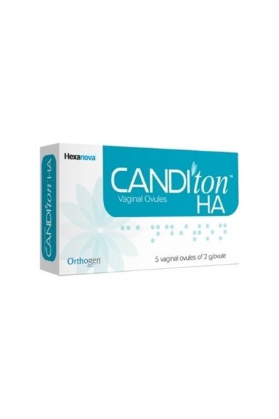Orthogen Canditon Ha Vaginal Ovül 5-Pack |   Moisturizing and Supporting Phys...