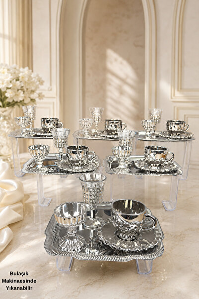 rova tr Roma Series 6 Pieces of Coffee Cups + 6 Pieces of Coffee Water Cups +...