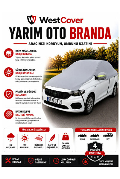 WestCover متوافق مع أوبل كورسا إي إتش بي (مع عاكس للرؤية الخلفية) غطاء سيارة ...