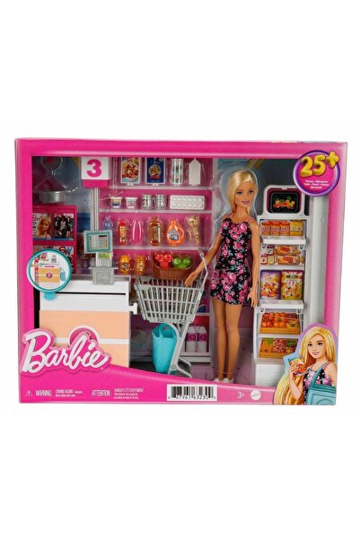Barbie Süper Markette Oyun Seti Frp01