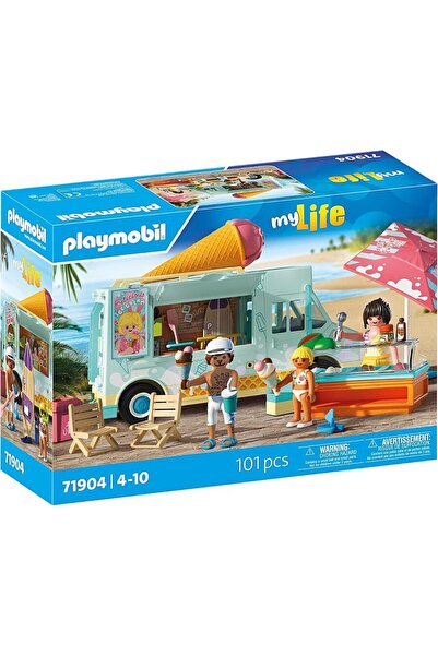 Playmobil شاحنة آيس كريم مع متجر لركوب الأمواج 71904