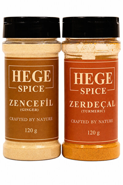 Hege Spice Zencefil & Zerdeçal 2'li Set