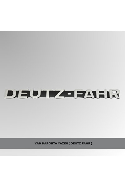 SDF Parts Same Deutz-Fahr Traktör Yan Kaporta Yazısı (Deutz-Fahr Yazısı)