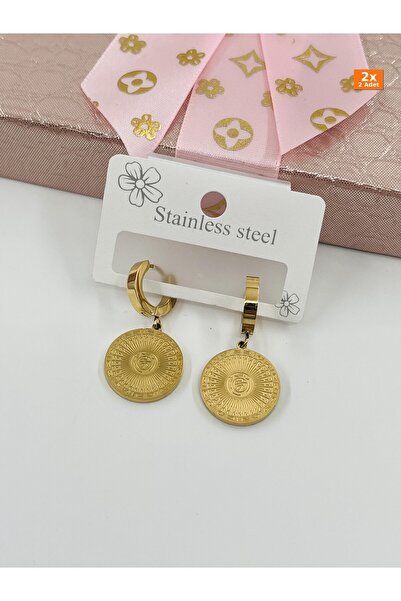 Bozhi Steel Earrings Gold Elegant Gift