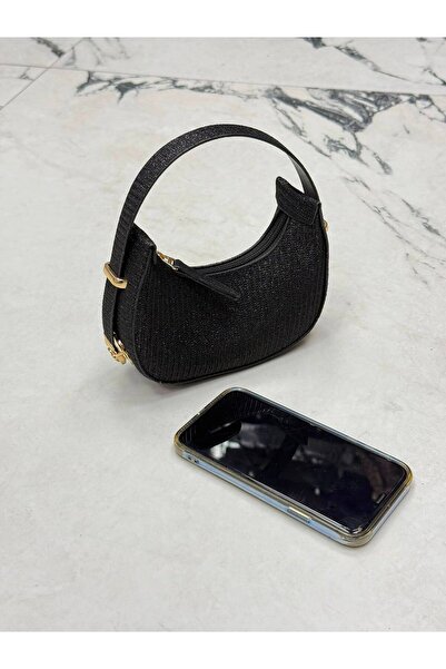 Mybag Women's Mini Leather Baguette Cherry Bag with Zipper Closure and Strap ...