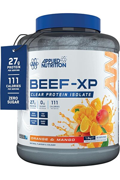 applied nutrition بروتين بيف إكس بي المعزول بالبرتقال والمانجو، خالي من السكر...
