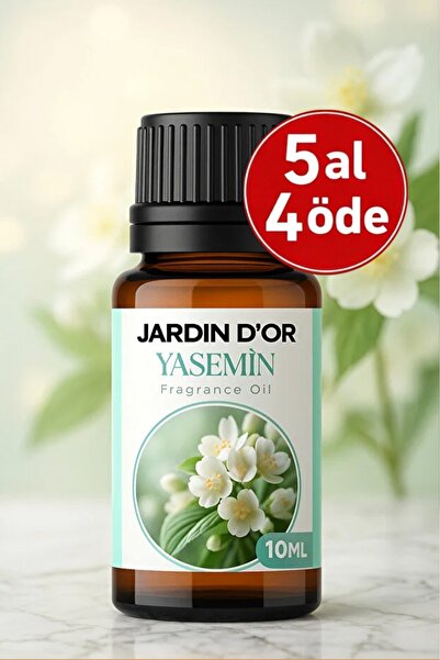 JARDIN D'OR Yasemin Esansiyel Uçucu Koku Yağı Buhurdanlık Yağı Difüzör Esansı...