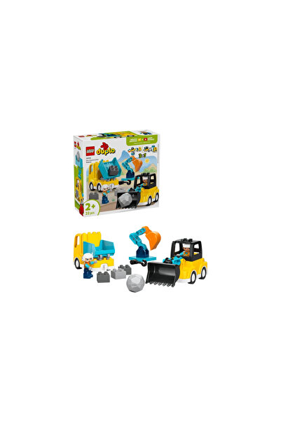LEGO DUPLO Πόλη 3 σε 1 Οχήματα Κατασκευών 10475