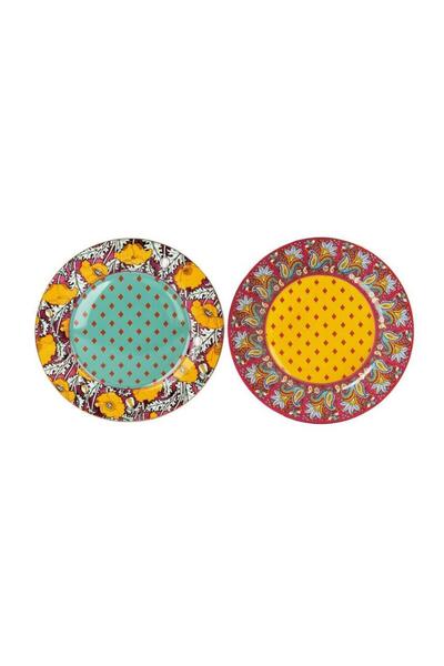 Lucky Art Eliana Bone 27 cm 4-Piece Plate Set