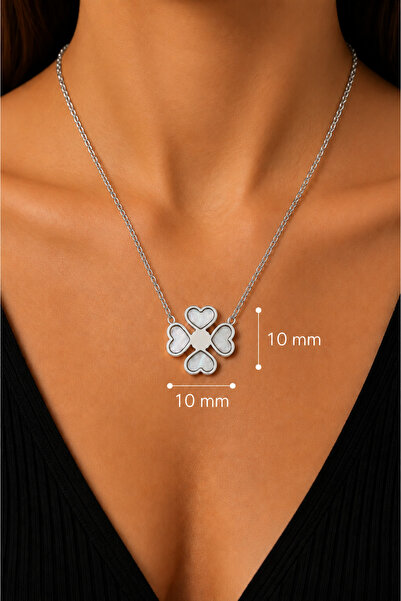 ömay takı Daire Nazar 212L Steel Gold Chain Necklace