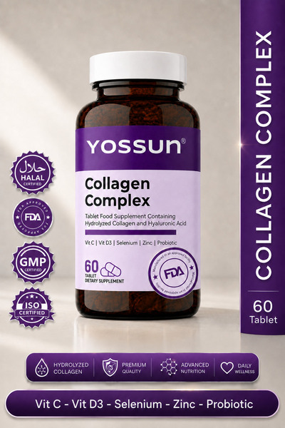 yossun Hidrolize Kollajen ve Hyaluronik Asit İçeren Tablet Takviye Edici Gıda
