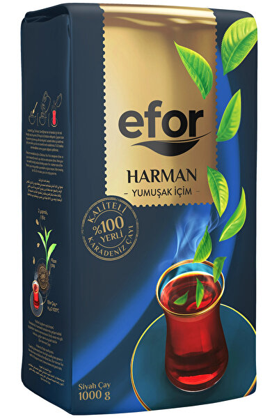 Efor Harman Dökme Siyah Çay 1000 gr