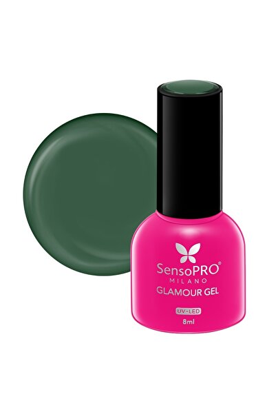 SensoPRO Milano Ημιμόνιμο Βερνίκι Νυχιών Τζελ Glamour 8ml, Πράσινα Μάτια # 43