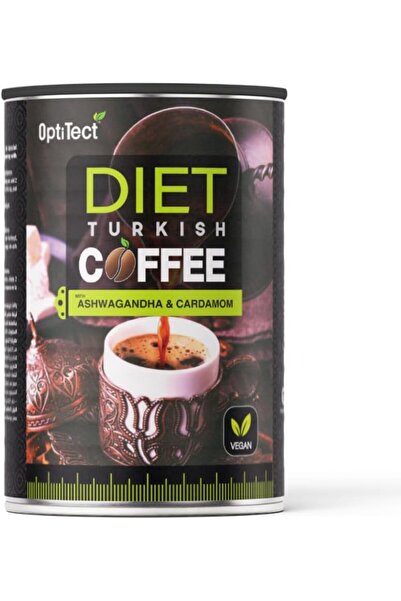 OptiTect Diet Turkish Coffee + Ashwagandha and Cardamom, 10 sachets, Keto Fri...