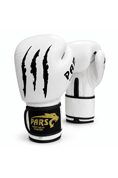 Pars Panter Boks Kick Boks Muay Thai Eldiveni Beyaz